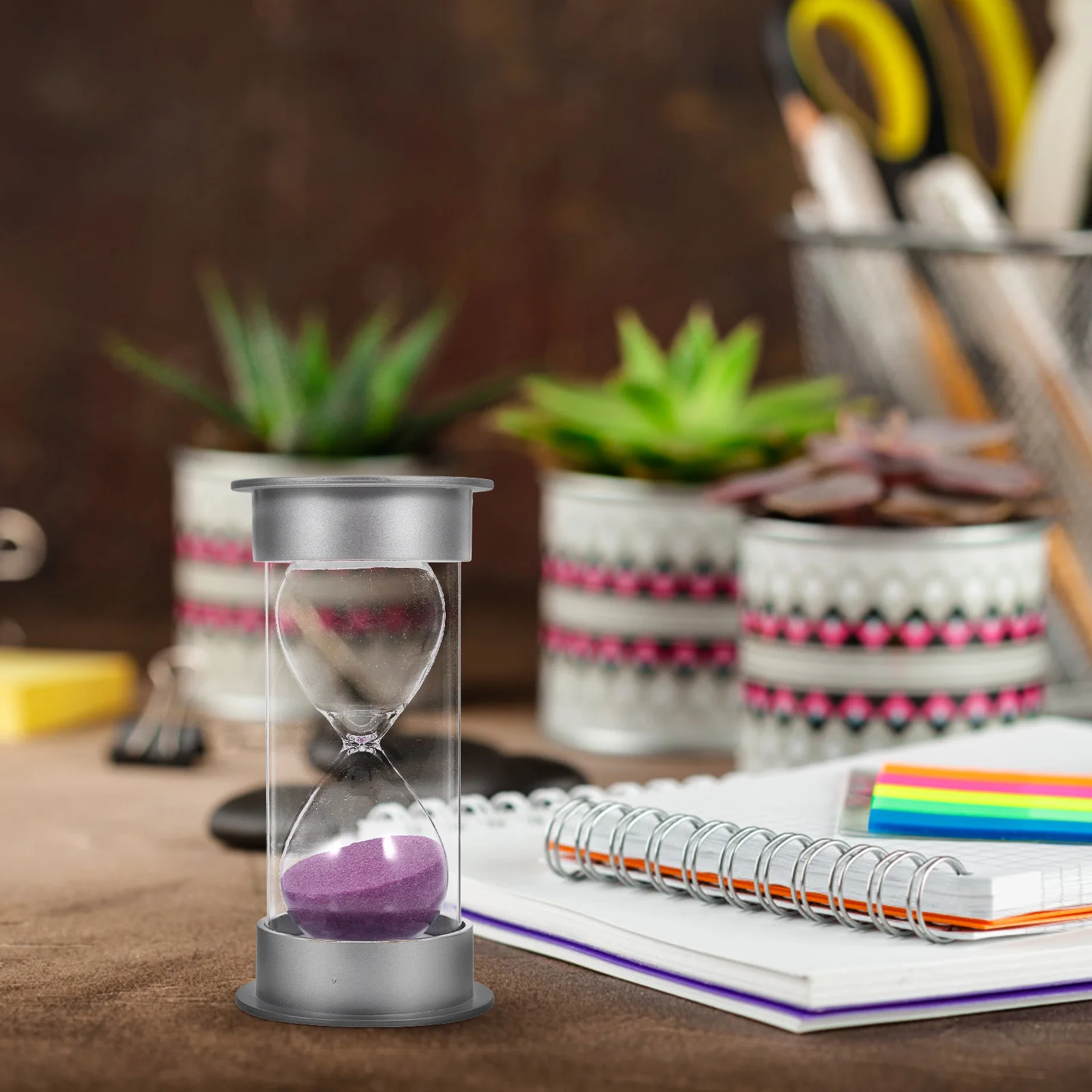 20 دقيقة الساعة الرملية الموقت الرملي لألعاب الطبخ ممارسة إدارة الوقت سطح المكتب ديكور الاطفال الكبار عيد ميلاد الزفاف #3