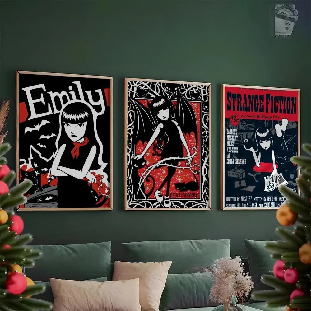 Anime Poster E-Emily HD Anime Strange The Hot Theme Singer/OST/Movie-Waterproof Self-Stick Home Decor