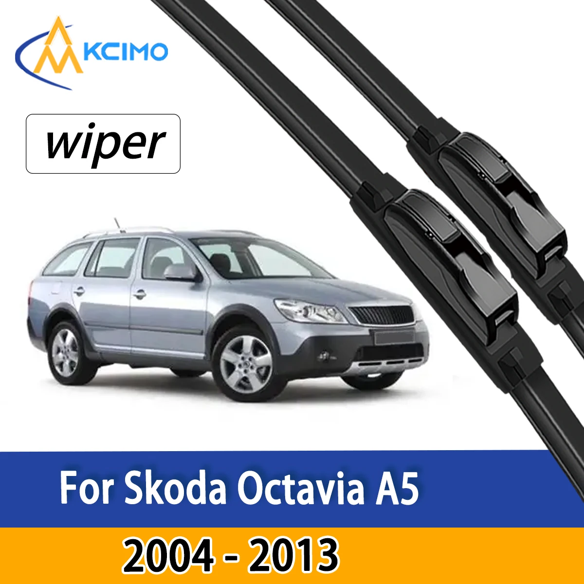 

Car Front Window Wiper Blades For Skoda Octavia A5 Mk2 Scout 2004 - 2013 Long Life Rubber Wipers