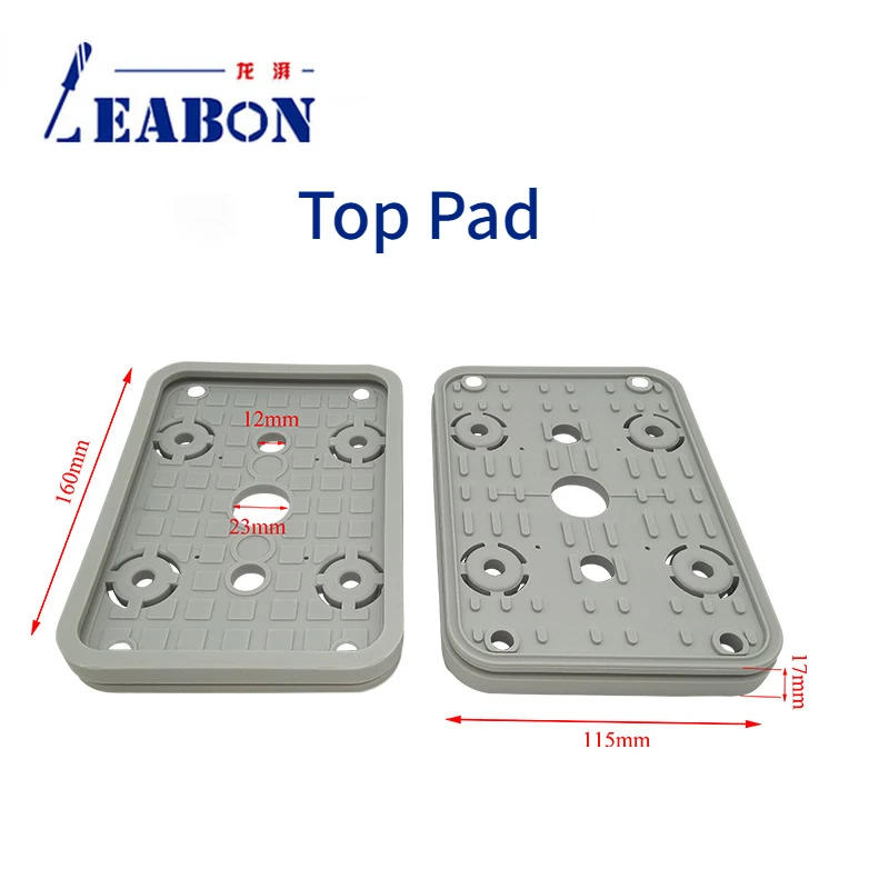 5 Pcs/Lot 160X115X17mm CNC Machine Center Suction Cup Cover Rubber Block Vacuum Pad