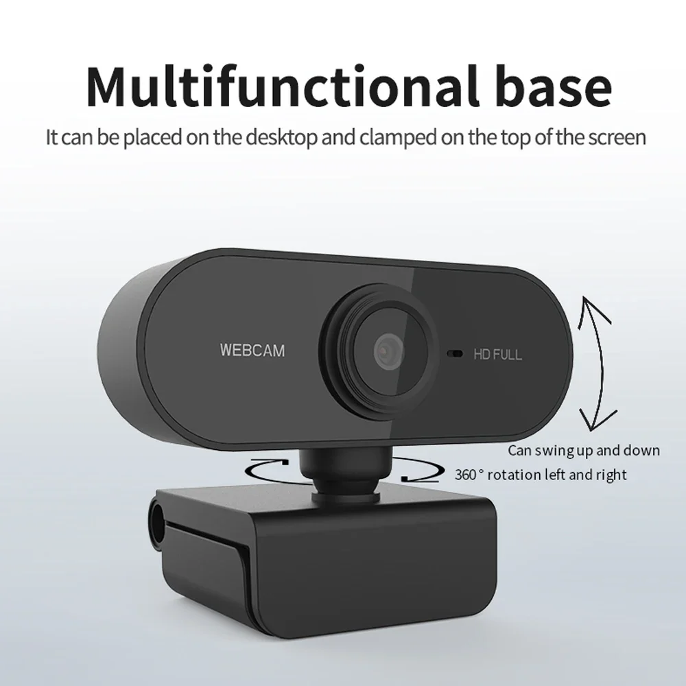 Webcam 1080P Full HD Web Camera With Microphone USB Web Cam For PC Computer Mac Laptop YouTube Skype Live Broadcast Mini Camera