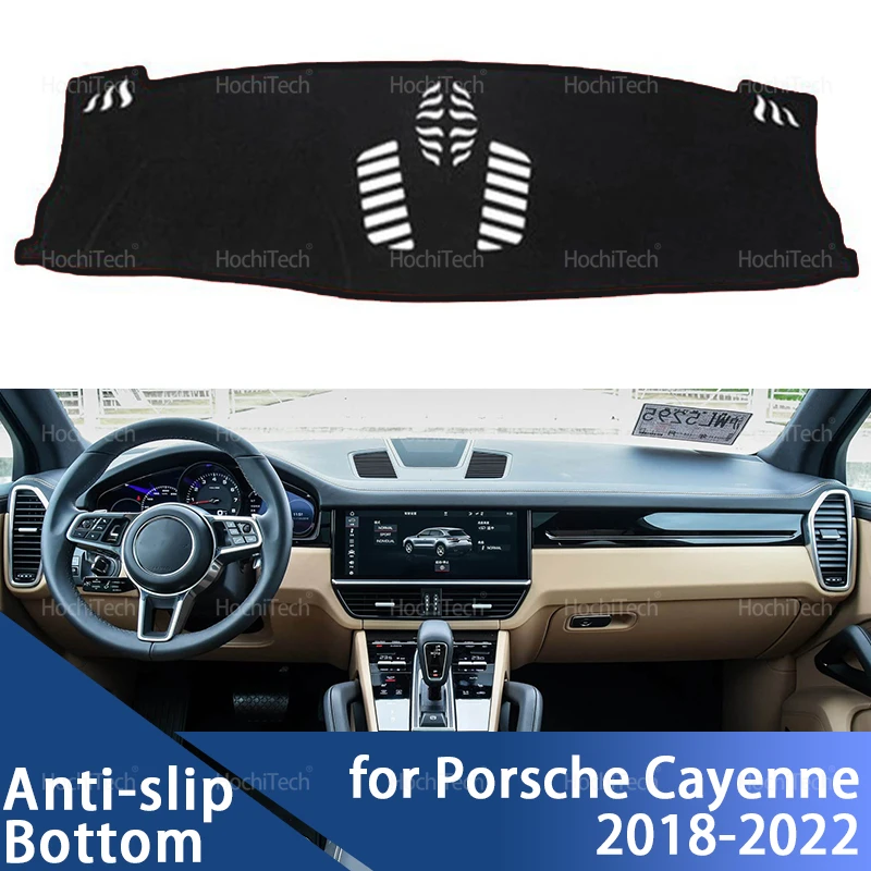 For Porsche Cayenne E3 9YA 9YB 2018 2019 2020 2021 2022 Anti-Slip Dashboard Cover Protective Pad Sunshade Carpet Accessories