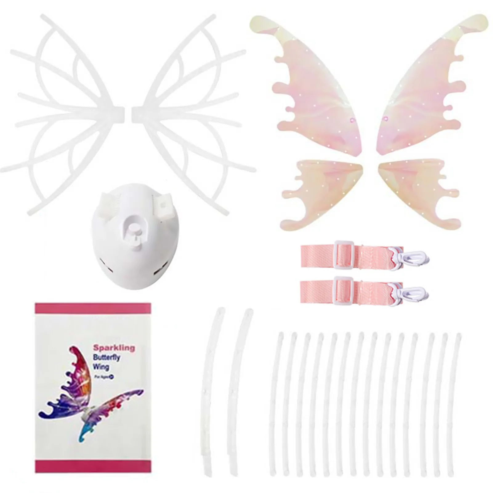 Alas de elfo lindas para niños, juego de rol divertido, alas de princesa para Navidad