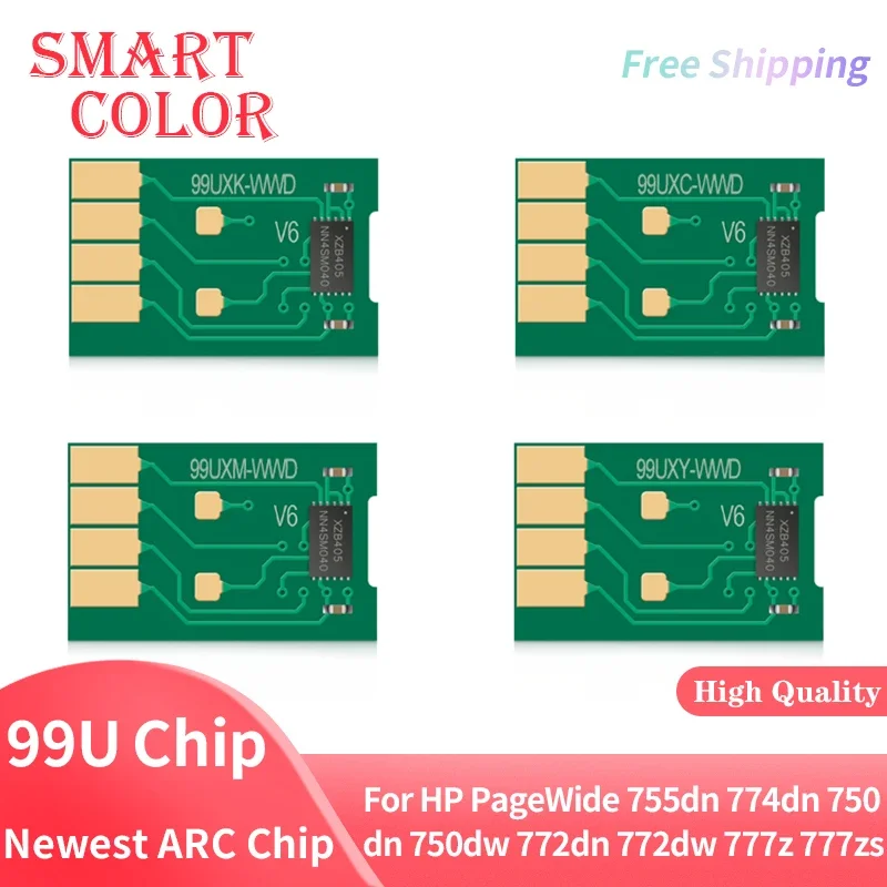 

V6 Newest ARC Chip For HP 990 991 992 993 990X 991X 992X 993X For HP PageWide Pro 755dn 774dn 750dn 750dw 772dn 772dw 777z 777zs