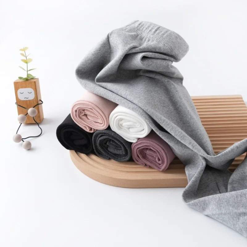 Neue Leggings für Mädchen, schlichte Hosen für Mädchen, lässige, elastische Hosen für Babys, schmale Hosen für Kinder, zum Tragen über anderen Kleidungsstücken, für Frühling und Herbst. – Detail 9