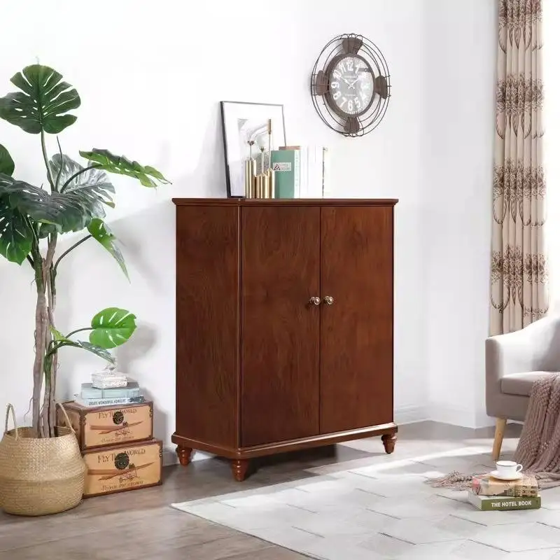 Aesthetic Luxury Wood Wardrobes Orgnizer Nordic Wooden Clothes Closet Wardrobes Bedroom Locker Guardaropa Bedroom Furniture