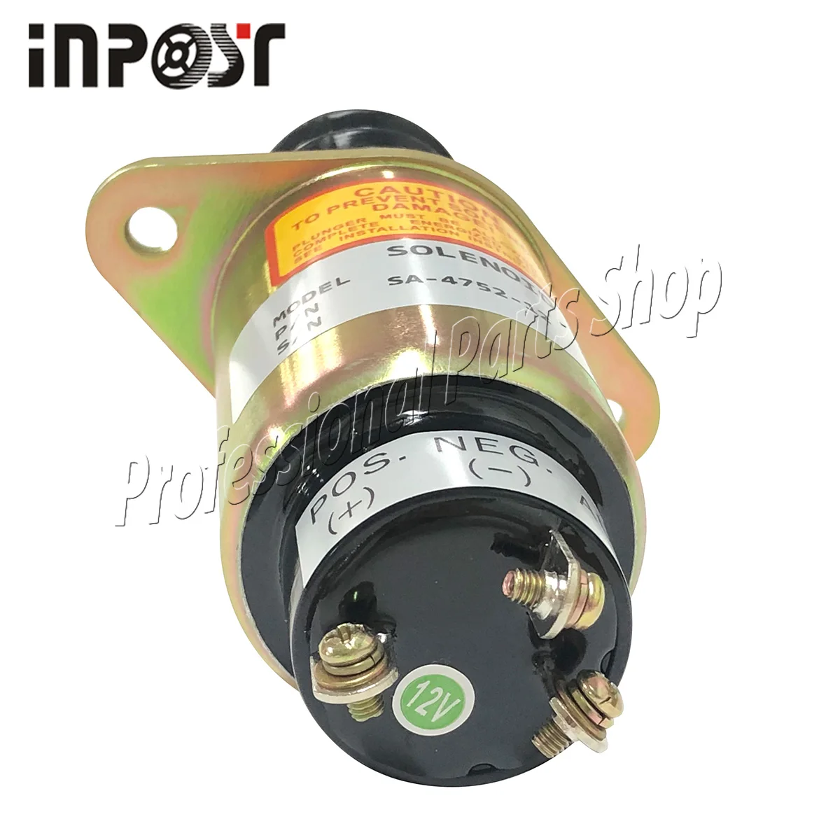 SA-4752-12 12V Fuel Shutdown Solenoid For Woodward 2003 3 Terminals view 3