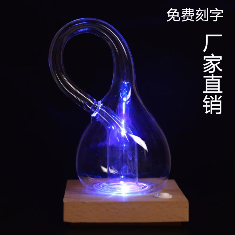 Klein Bottle Four-Dimensional Space Decoration Science Teaching Decoration Model Transparent Glass Bottle with Insufficient Wate