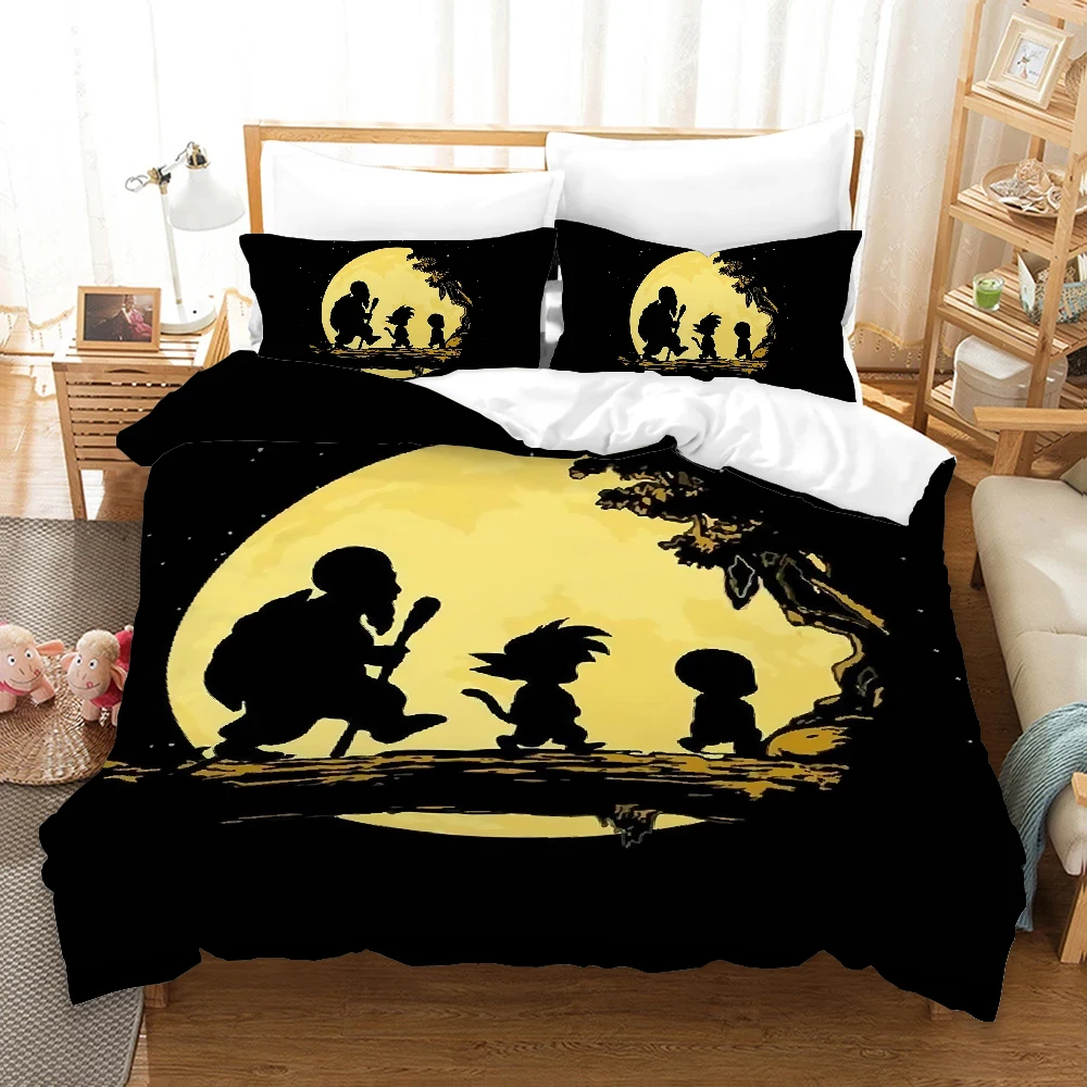 Luxury Cover Double Comforter Bedding Sets Bedding Set Duvet Cover Queen Comforter Sets Quilt Pillowcase Quilt D-dragon Balls