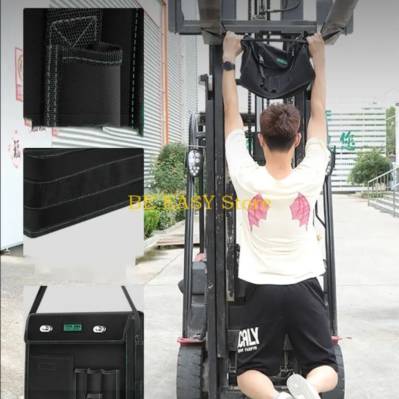 

E28F Прочная сумка для инструментов. Просторные и хорошо продуманные органайзеры. Износостойкое основание и регулируемый для