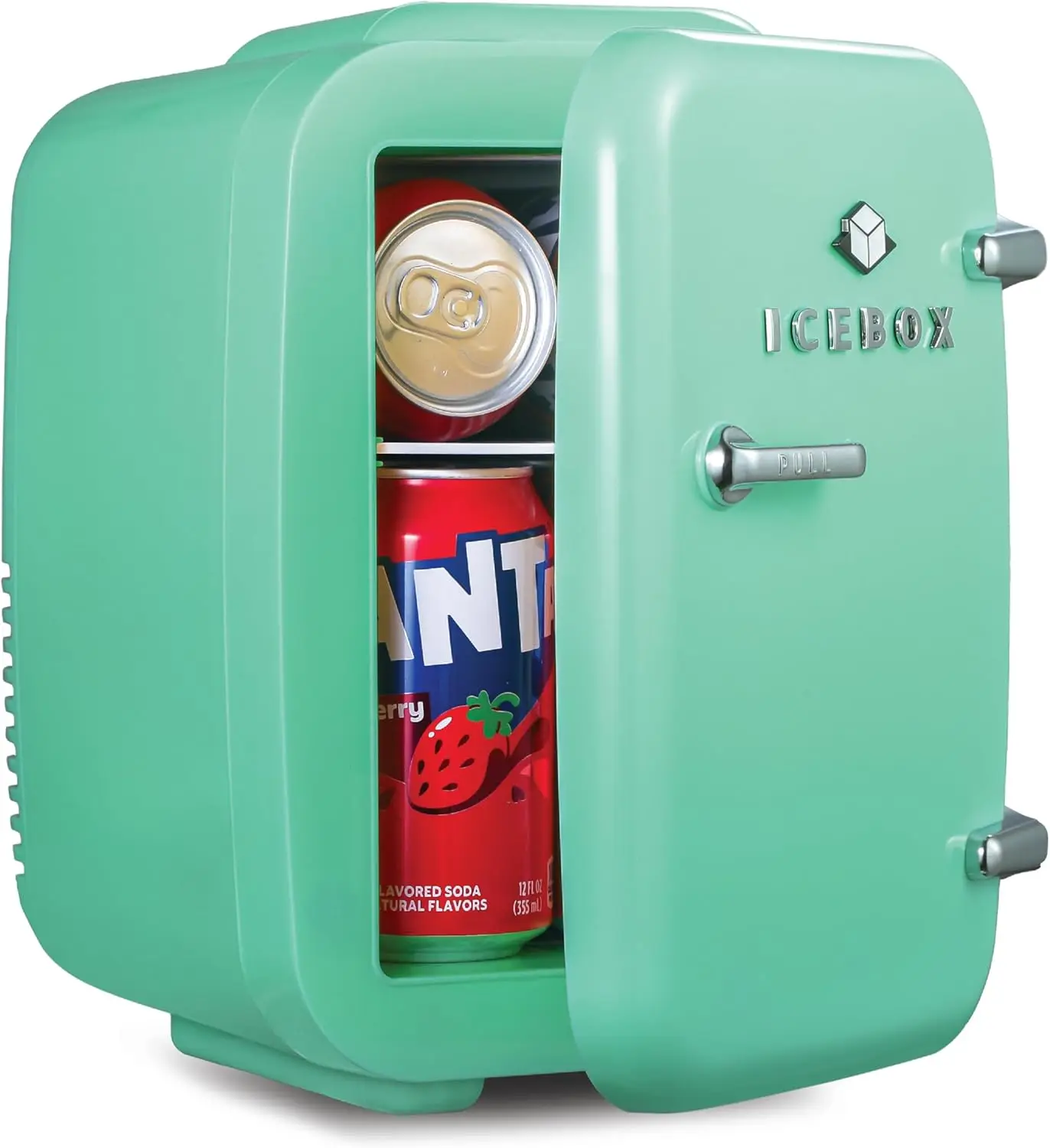 

Mini Fridge for Bedroom, Portable Cooler & Warmer for Makeup, 4L Skincare Refrigerator, Mint Green