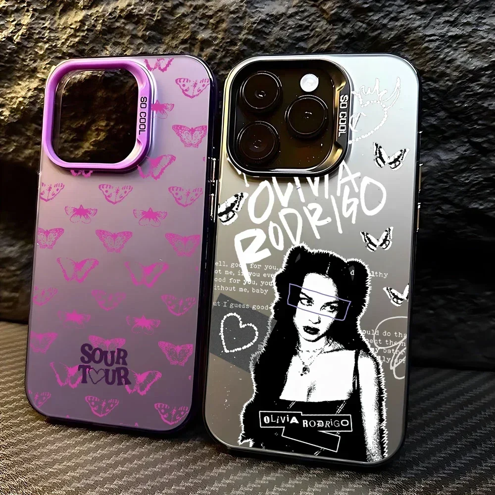 Fashion O-Olivias R-Rodrigos Phone Case For iPhone 16 15 14 13 12 11 Pro Max X XR XSMAX 8 7 Plus Candy Matte Back Cover Funda