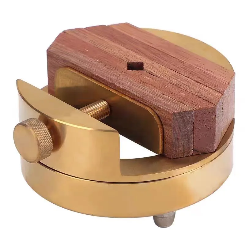 Upgraded Heavy Duty Integrated Rotary Printing Clip - SAE 1045 Steel Double Plate Anti-rust with Red Sandalwood Jaw Block