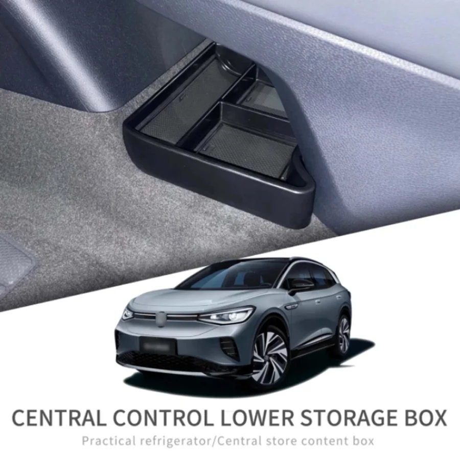 Center Console Storage Box Suitable for Volkswagen ID.4 ID4 ID 4 Accessory Storage Box Console Storage Box Tray