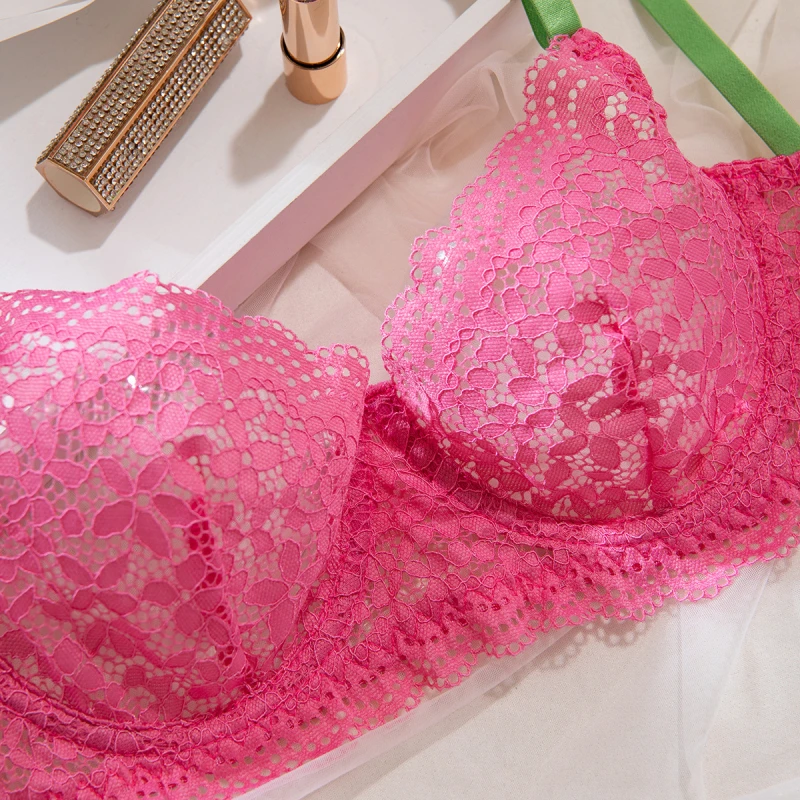 Sexy Bikini Lingerie Thin Underwire Women's Bra Set