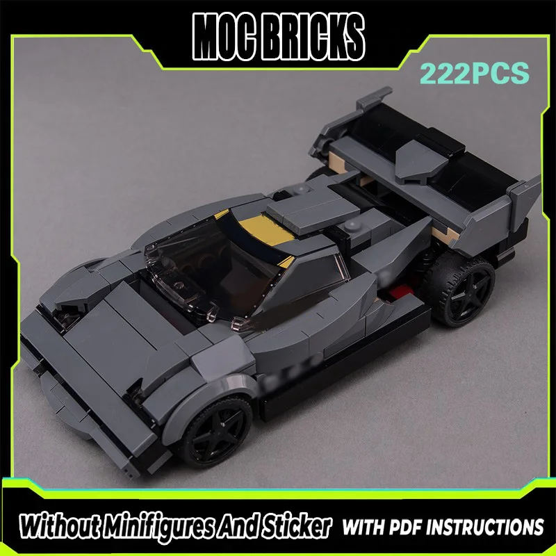 

Конструктор MOC: Модель гоночного автомобиля, концептуальный спортивный автомобиль, модульная технология, подарки, праздничный набор для сборки, детские игрушки