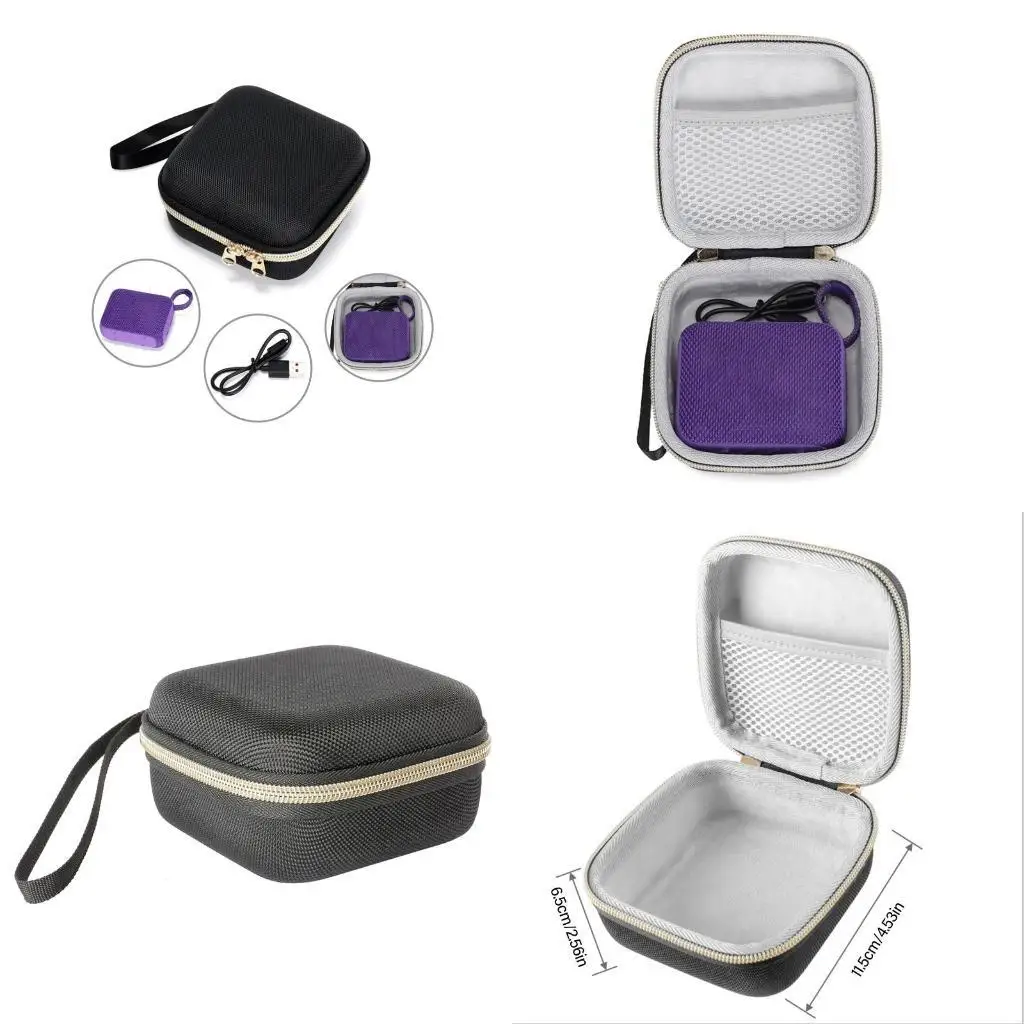 

R53C Protective Bag Carry Hard Case for GO4 Speaker Outdoor Traveling Bag Pouches Wear Resistant Bag Builts-in Mesh Pocket