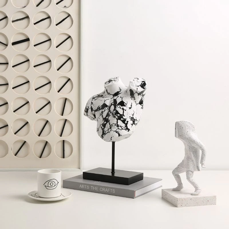 Minimalist Abstract Art Body Sculpture Ornament Hotel Office Bookcase Creative Home Decoration