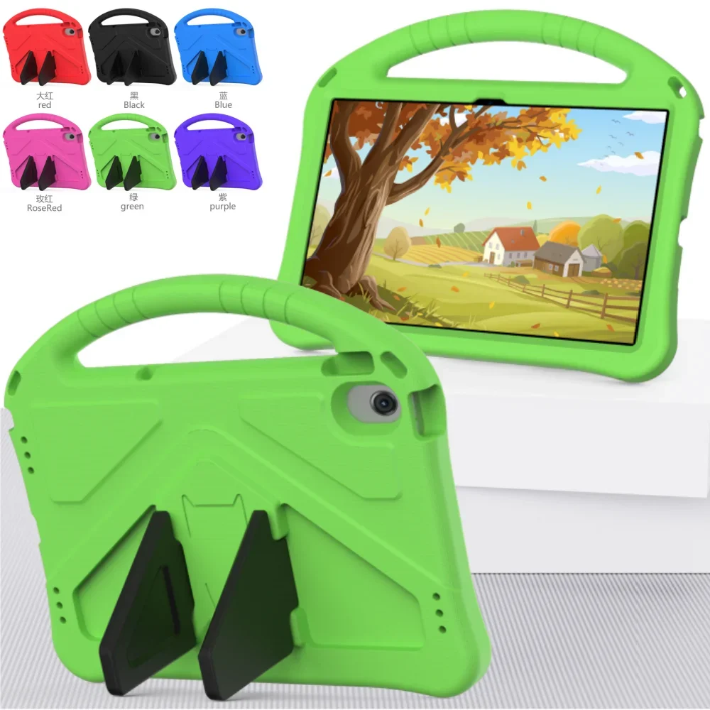 Kids Soft EVA Case for Lenovo Tab M10 Plus 3rd 10.6 inch TB125FU M10 5G TB360ZU K10 Pro TB-223FC Cover with Friendly Hand Holder