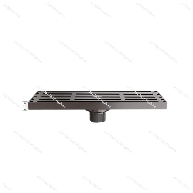 Long floor drain deodorant toilet 304 stainless steel bathroom shower room large displacement