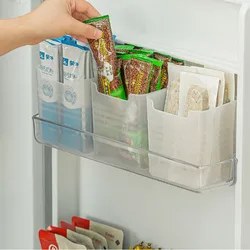 10/5pcs Kitchen Fridge Door Storage Box Food Fresh Refrigerator Organizer Bin Food Container Fruit Vegetable Box Shelf Basket