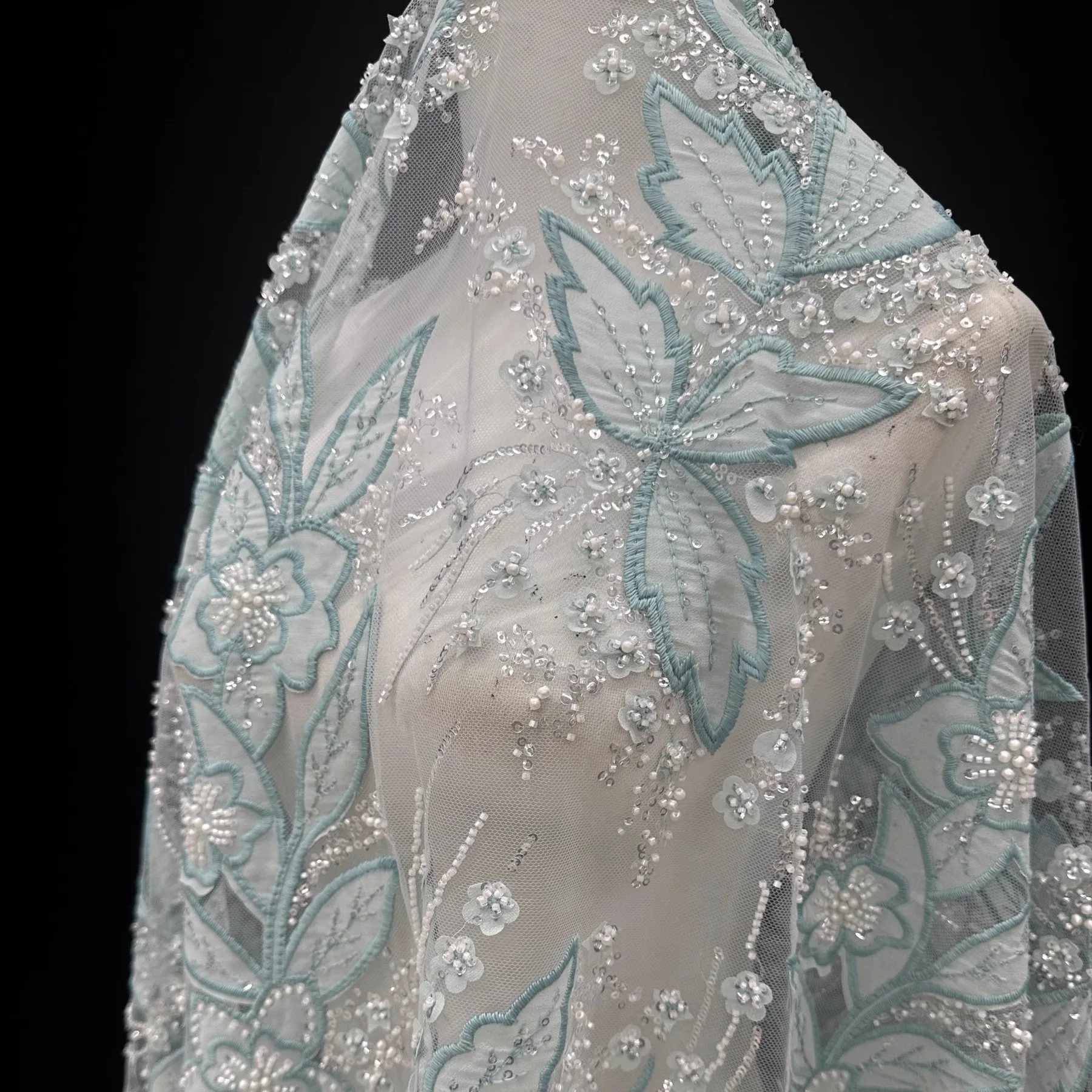 

Сгоревшая блестящая сетчатая пряжа для детского платья, ткань «сделай сам» для юбки, дизайнерская ткань, аксессуары для одежды, кружева