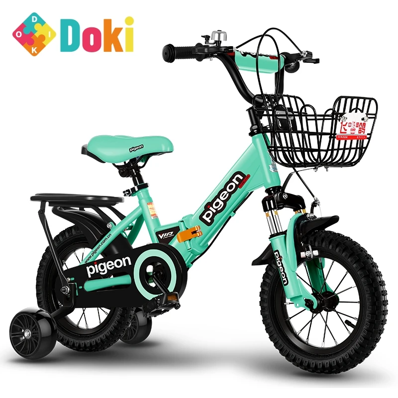 

Doki Toy 12 inch Children's Bicycle Folding Bicycle 2 To 6 Years Old Boy Girl Baby Carriage Baby Child Bike 2023 New Popular