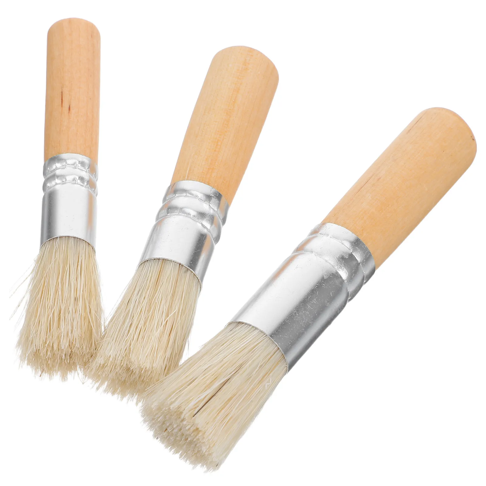 3 Pcs Bristle Paint Brush Artists Brushes for Painting Chalk Baseboard Supplies