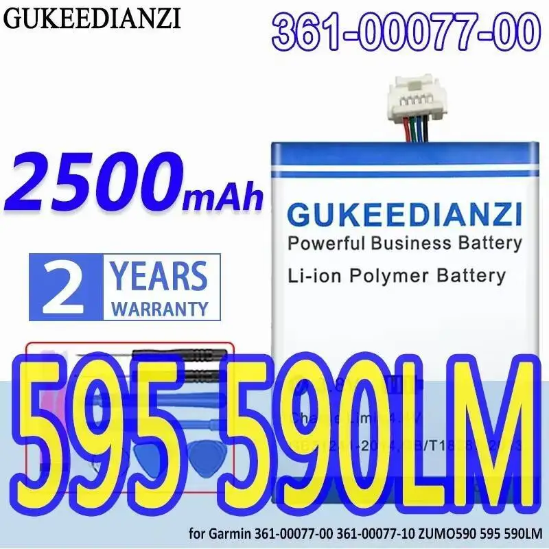 

2500 мАч для Garmin 361-00077-00 361-00077-10 Zumo 590 595 590LM Премиальная сменная батарея Gps