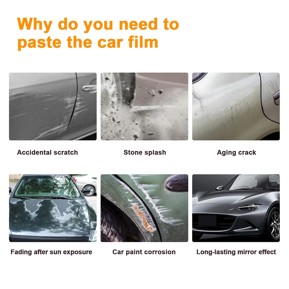 TPU Anti-Scratch stickers for MAZDA MX-5 2016-2023 Transpare Headlight Rearview Mirror Protective PPF Paint Protection Film