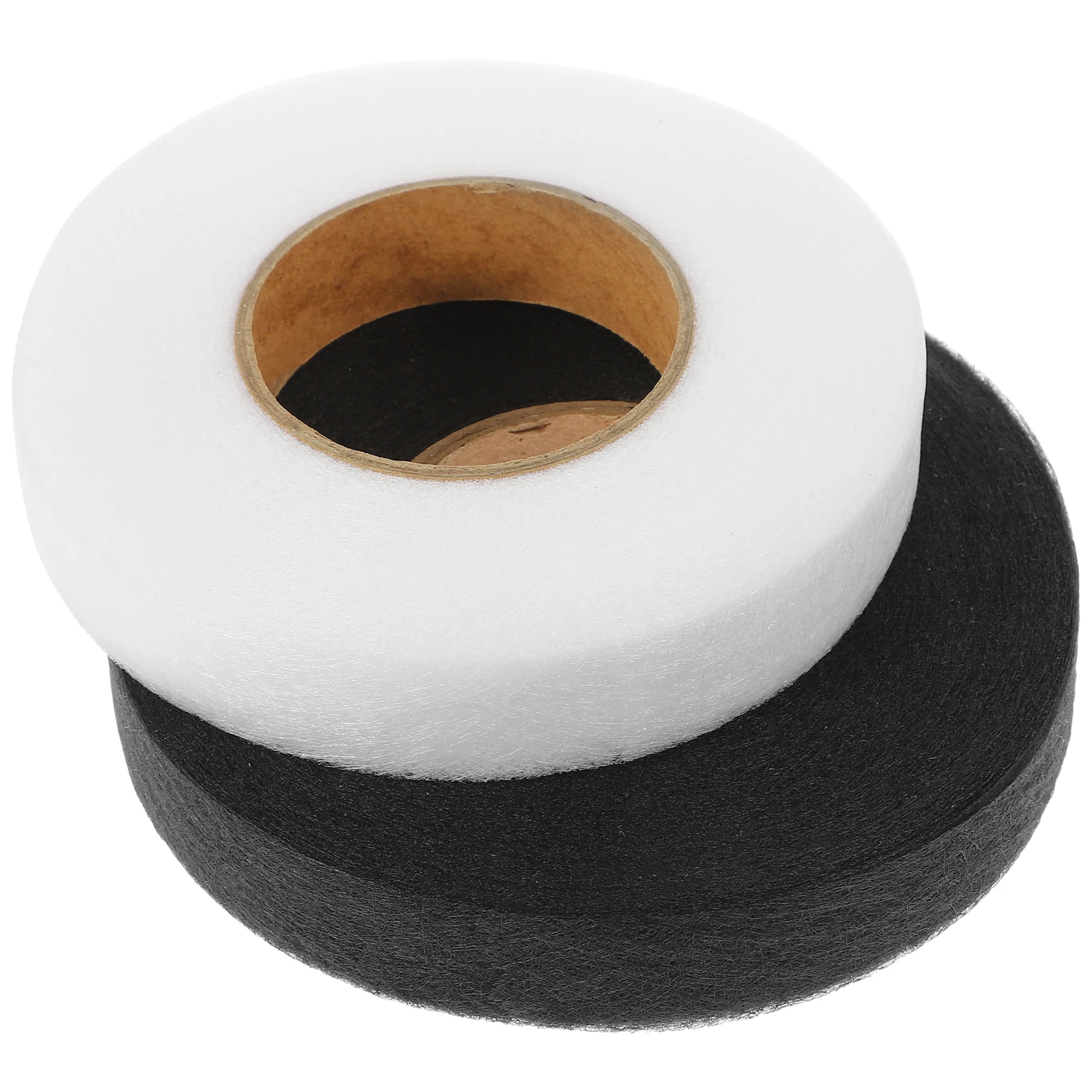 

2 Rolls Double Sided Non woven Interlining Fabric Adhesive Tape No Sew Hemming Iron On Clothing Embroidery Lining