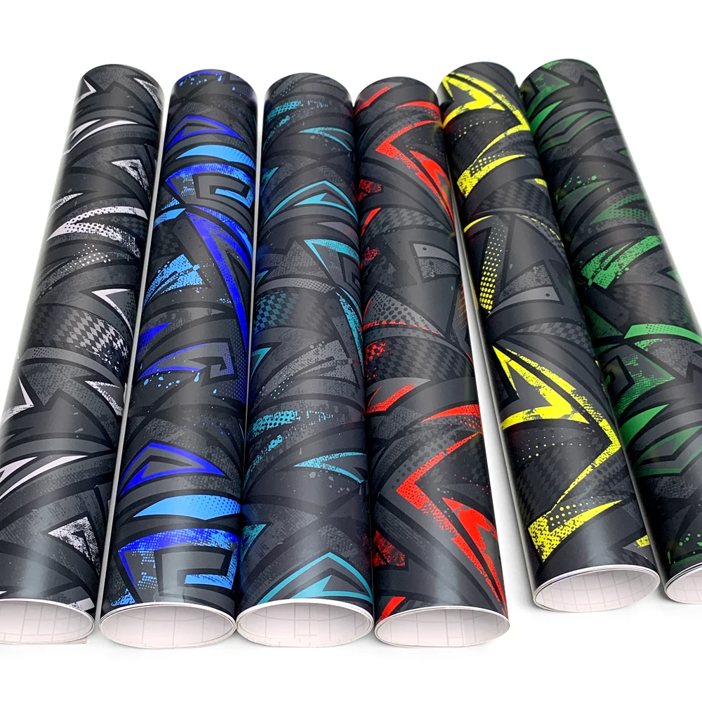 Auto-Folierung Vinyl für Motorradhelme Aufkleber Cyberpunk Dreieck Skateboards Wasserdichte Vinyl-Aufkleber Grafiken Auto-Folierung