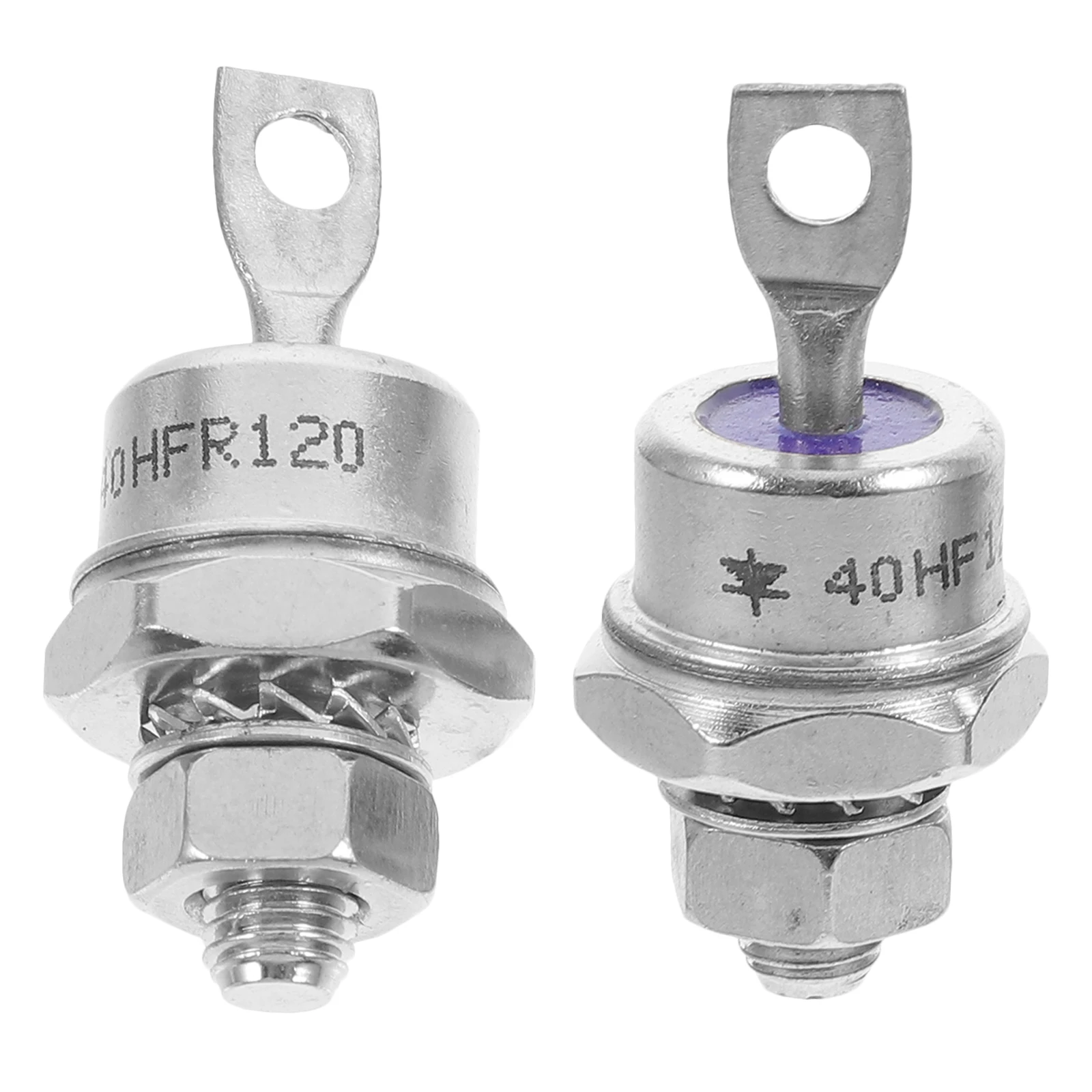 

2pcs Rectifier Diode Spiral Stud 40HF120 40HFR120 40A 1200V for Converter Charging Mounting High Current Stable