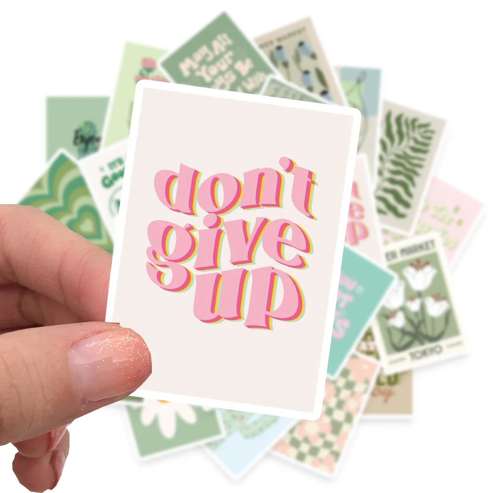 25Pcs Inspirational Quote Stickers Postive Stickers for Kids Teens Students Teachers for Journaling Phone Scrapbooking Planners