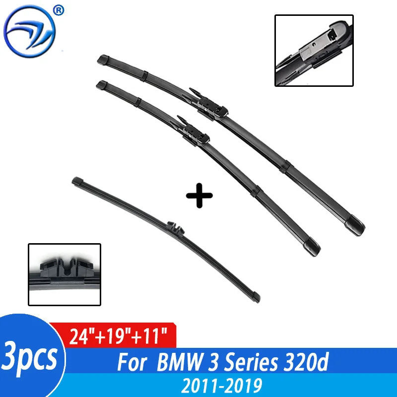 Tergicristallo Anteriore e Posteriore Spazzole Tergicristallo Set Per BMW Serie 3 320d 330d 335d 316d 318d 320i 328i Touring Estate F31 2011 12 13 14-2019