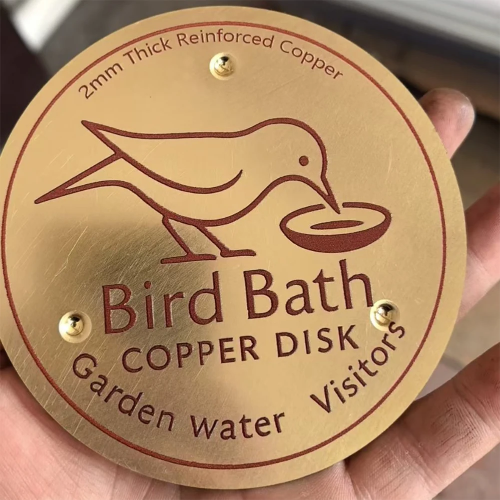 Natural Birds Bath Water Treatments Natural Algae Prevention With Pure Copper Garden Pollinator Station