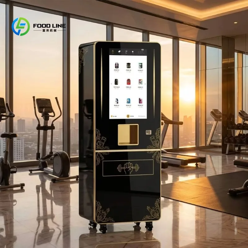 Customized 2026 Smart Automatic Protein Powder Vending Machine with Touch Screen and Self-Cleaning for Gym Fitness Center