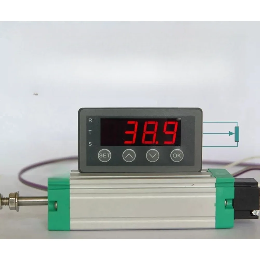LED Digital Panel Meter Adjustable Display Parameter Digital Display Meter For 0-10V 2-10V 0-20mA 4-20mA For Analog Input