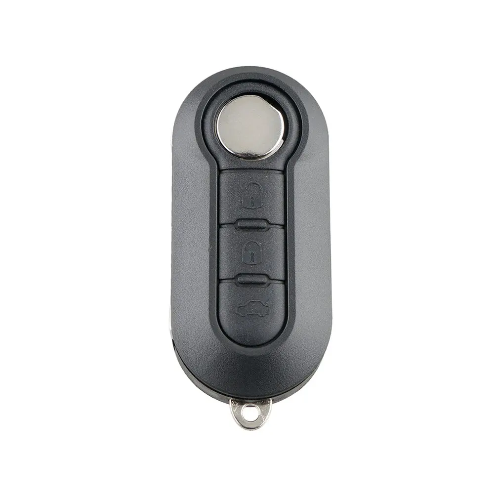 Foldable 3-key Key Case Key Protector Button Key Remote Case for FIAT GRANDE PUNTO 500 BRAVO DUCATO PANDA 3