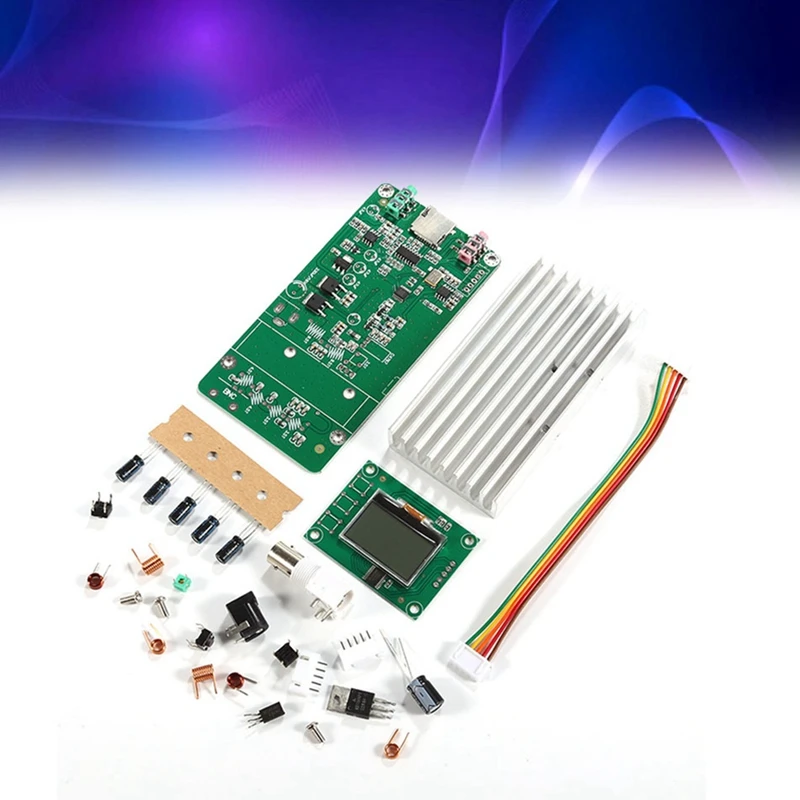 Top-15W FM Stereo Phase Locked FM Transmitter Transmitter Radio PLL Digital Frequency KITS + LCD Digital Display Module