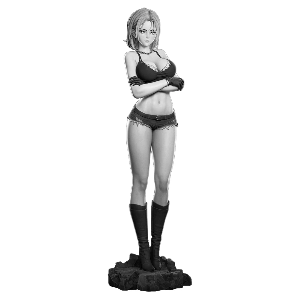 1:24 Sci-Fi Mecha Girl 18 เรซิ่นรุ่น |   ชุด DIY ที่ไม่ทาสี |   A908 ปรับแต่งได้ |   รูปหุ่นยนต์สําหรับคอลเลกชัน