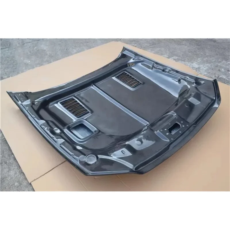 High Quality Modified Light Weight Carbon Fiber Engine Hood Cover Assembly Mustang 2011-2014 Auto Accessories