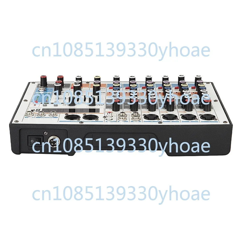 8-Way 99 Effects Computer Recording Live Broadcast Home Stage Bluetooth USB Mixing Mixer