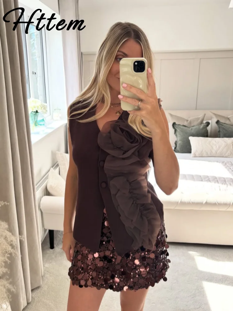 تنورة نسائية صغيرة مثيرة براق موضة عالية الخصر على شكل حرف a تنانير نسائية للنوادي والحفلات 2025 ملابس شتوية للسيدات ملابس جديدة