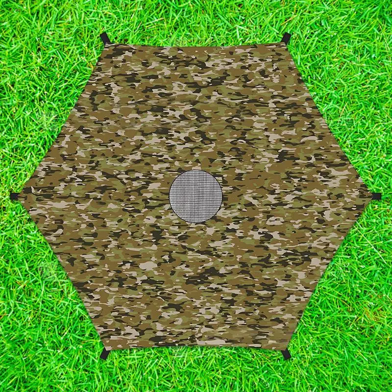 Trampoline Canopy, 6/8/10/12/14/16 FT Outdoor Frameless Trampoline Sun Shade Cover, Oxford Fabric Rainproof Trampoline Tent Suns
