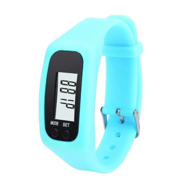 2022 New Battery Multifunction Digital LCD Pedometer Running Step Calories Walking Bike Distance Counter High Quality