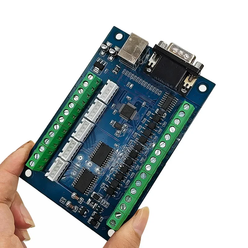 

1Pcs USB MACH3 100KHz 5-Axis CNC Motion Controller Board DB15 Breakout Board Motor Driver for CNC Router Engraving Machine