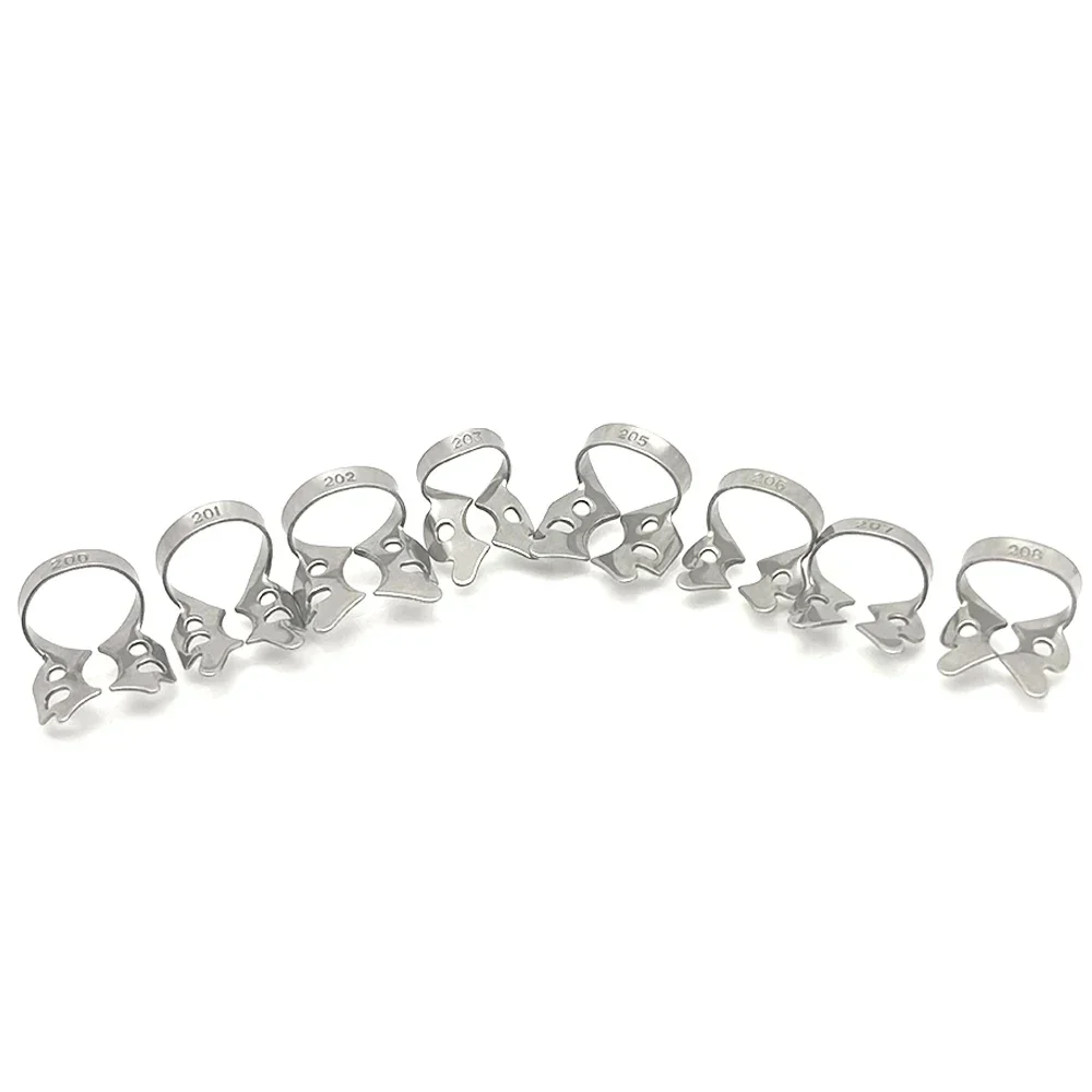Pinces à barrage en caoutchouc en acier inoxydable, taille 50, pour les Applications endodontiques, restauration et orthodontiques en dentisterie