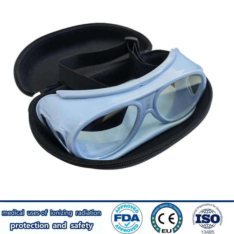 X-ray protective 0.5mmpb/0.75mmpb lead spectacles radioactive laboratory radiological protection myopia can be used lead glasses