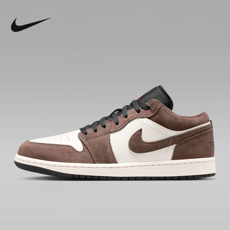 Nike 553558-200 Men Low Top Board Shoes Leather Upper Air Cushion Casual Sneakers